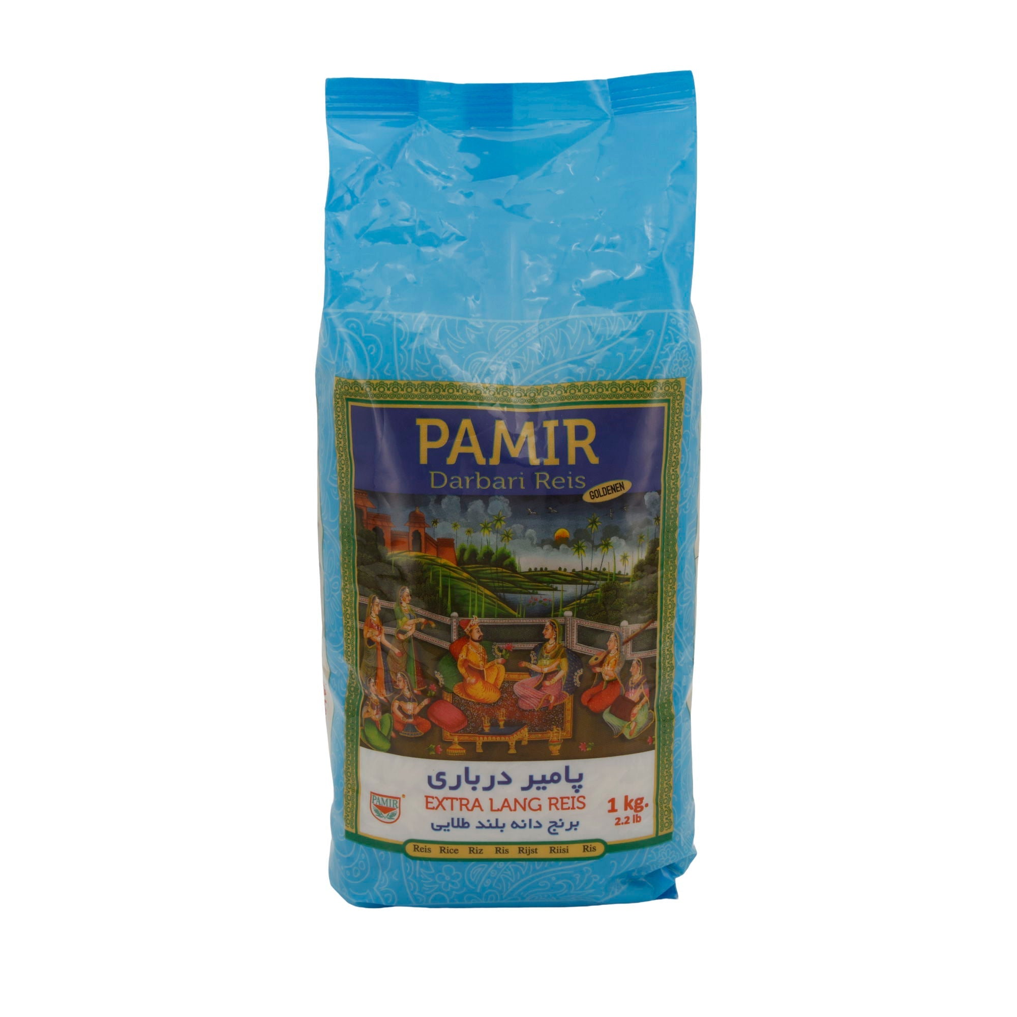 Reis Pamir | Darbari Golden Extra Langkorn | Aromatischer Basmati | 1kg PAMIR